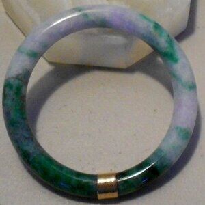 antiques green jade bangle